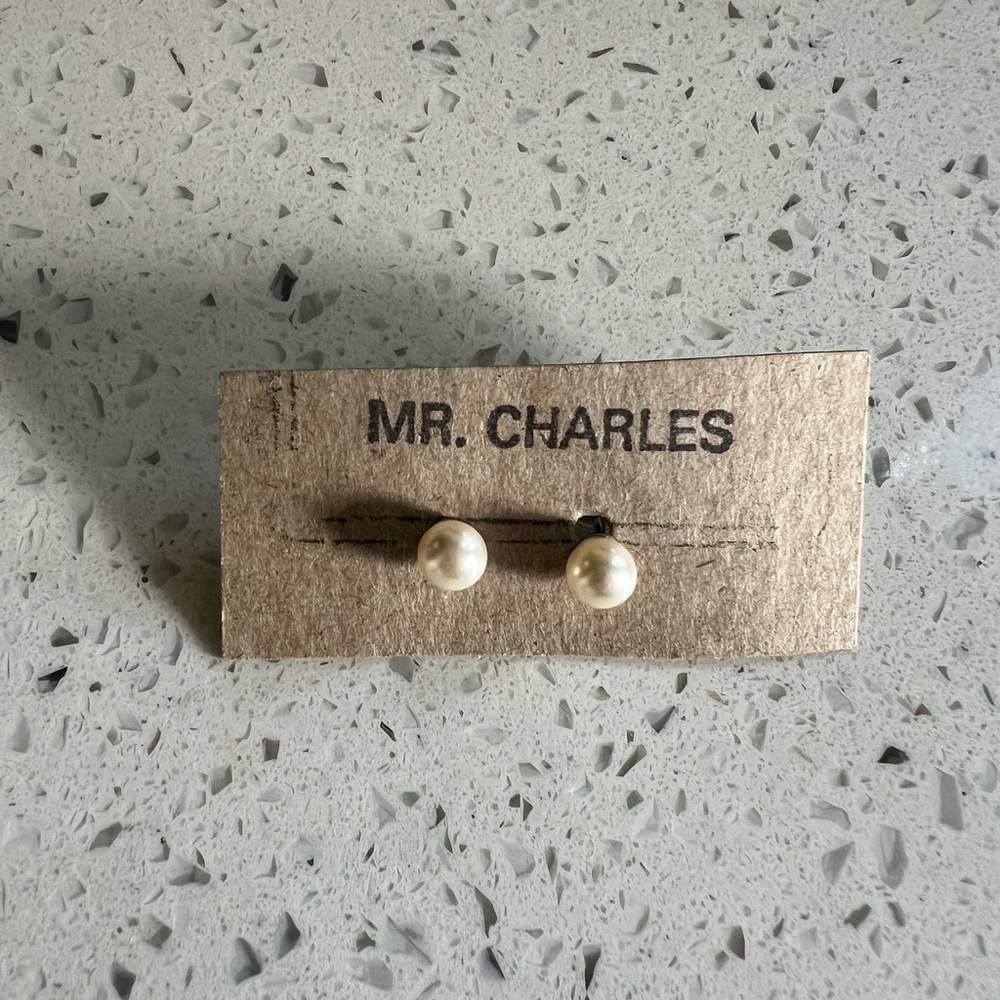 Pearl Stud Earrings